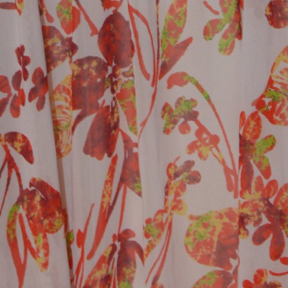 Red Leaf Kimono Style Jacket Plus Size - Picture 4 of 4